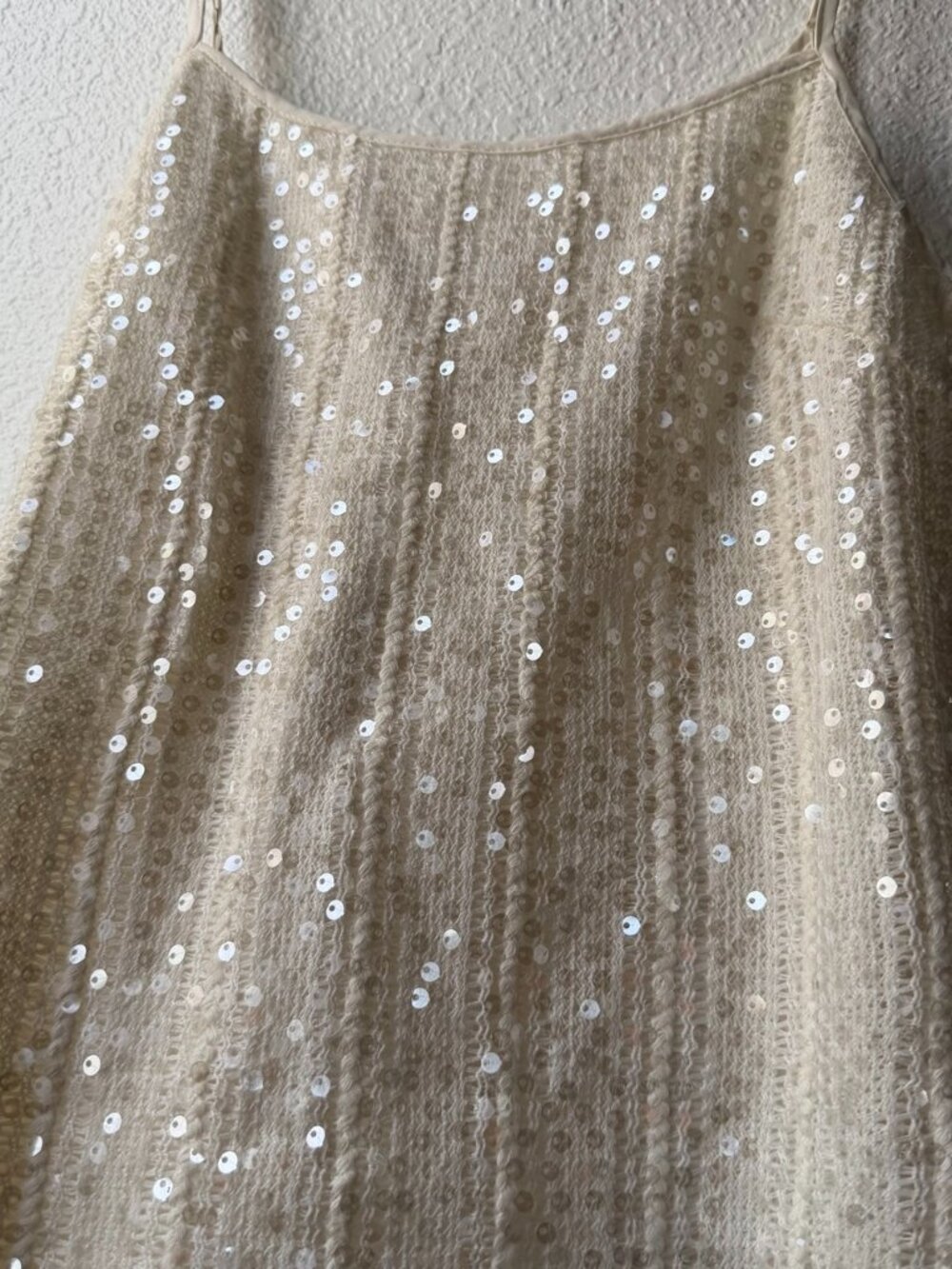 12th Tribe Solea White Sequin Mini Dress – Bridal, Size Small - Picture 5 of 8